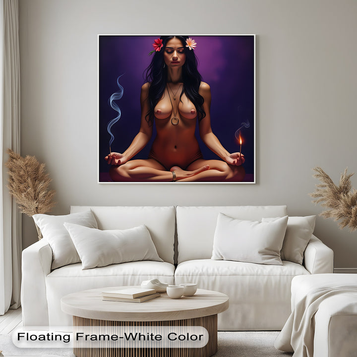 Sacred Awakening – Spiritual Sex Canvas Wall Art | Framed Art