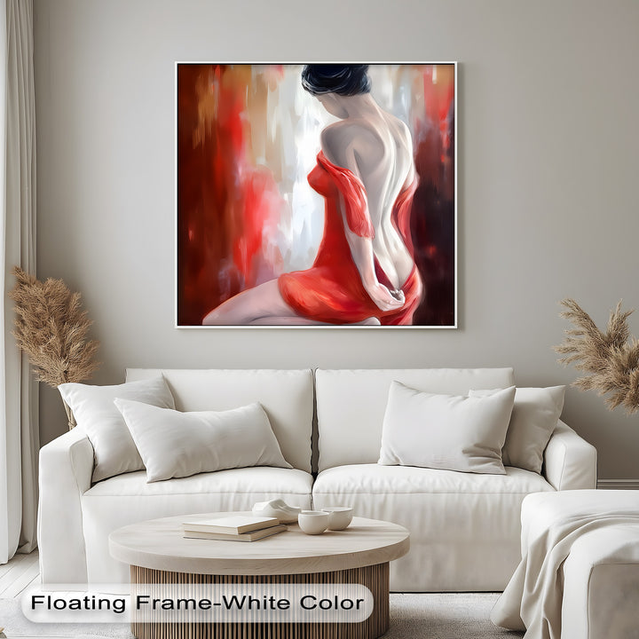 Velvet Reverie – Erotic Canvas Print
