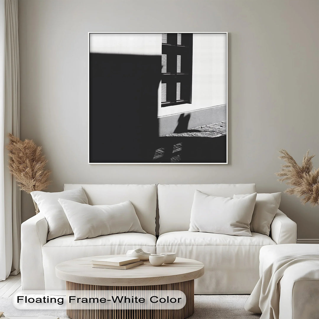 Shadow Geometry – Minimalist Window & Light Canvas Prints - MyPhotoStation