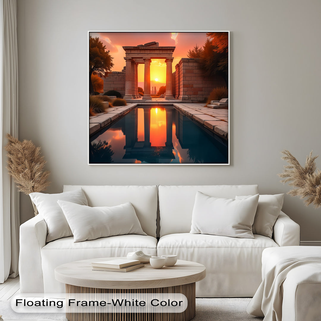 Sunset Serenity – Ancient Gate Canvas Print