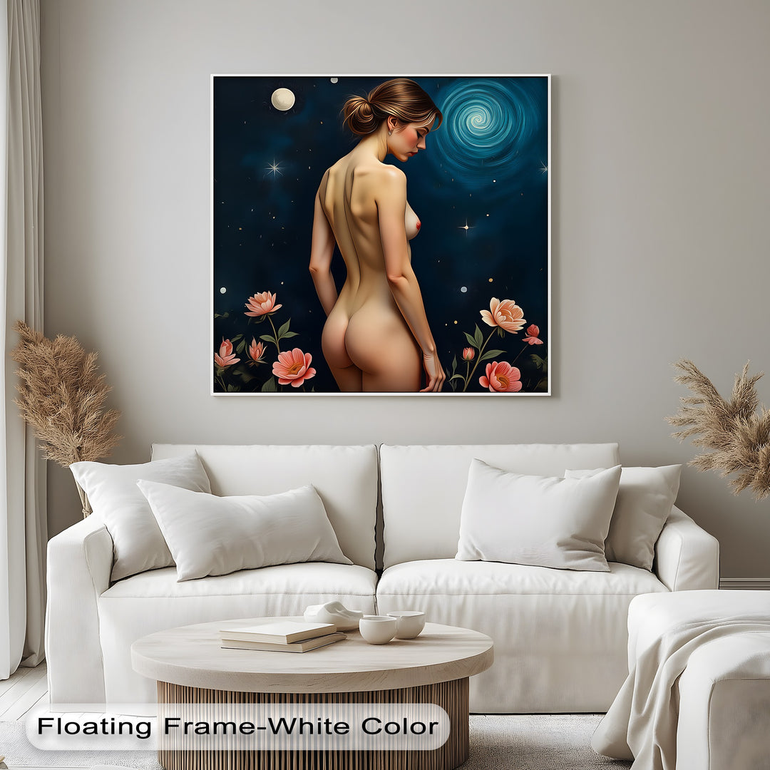 Celestial Serenity – Sex Canvas Wall Art | Bedroom Wall Art