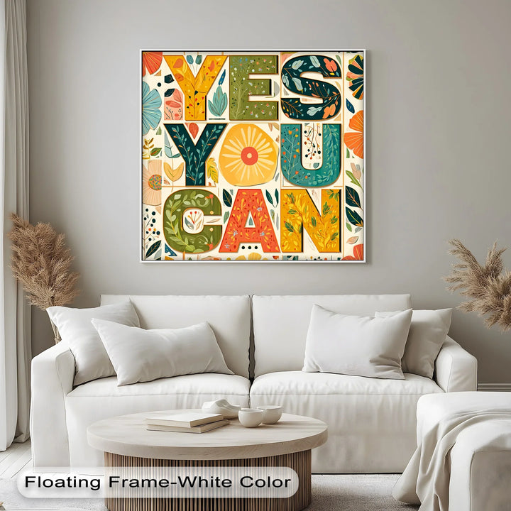 Bold affirmation art print to brighten your space

