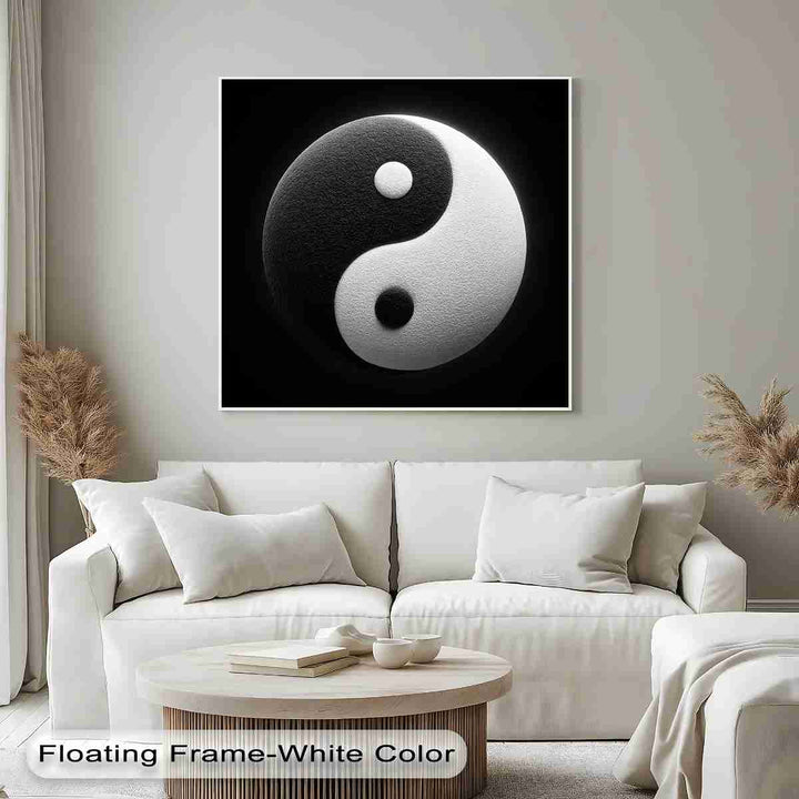 Balance Within – Yin Yang Symbol Inspirational Canvas Print
