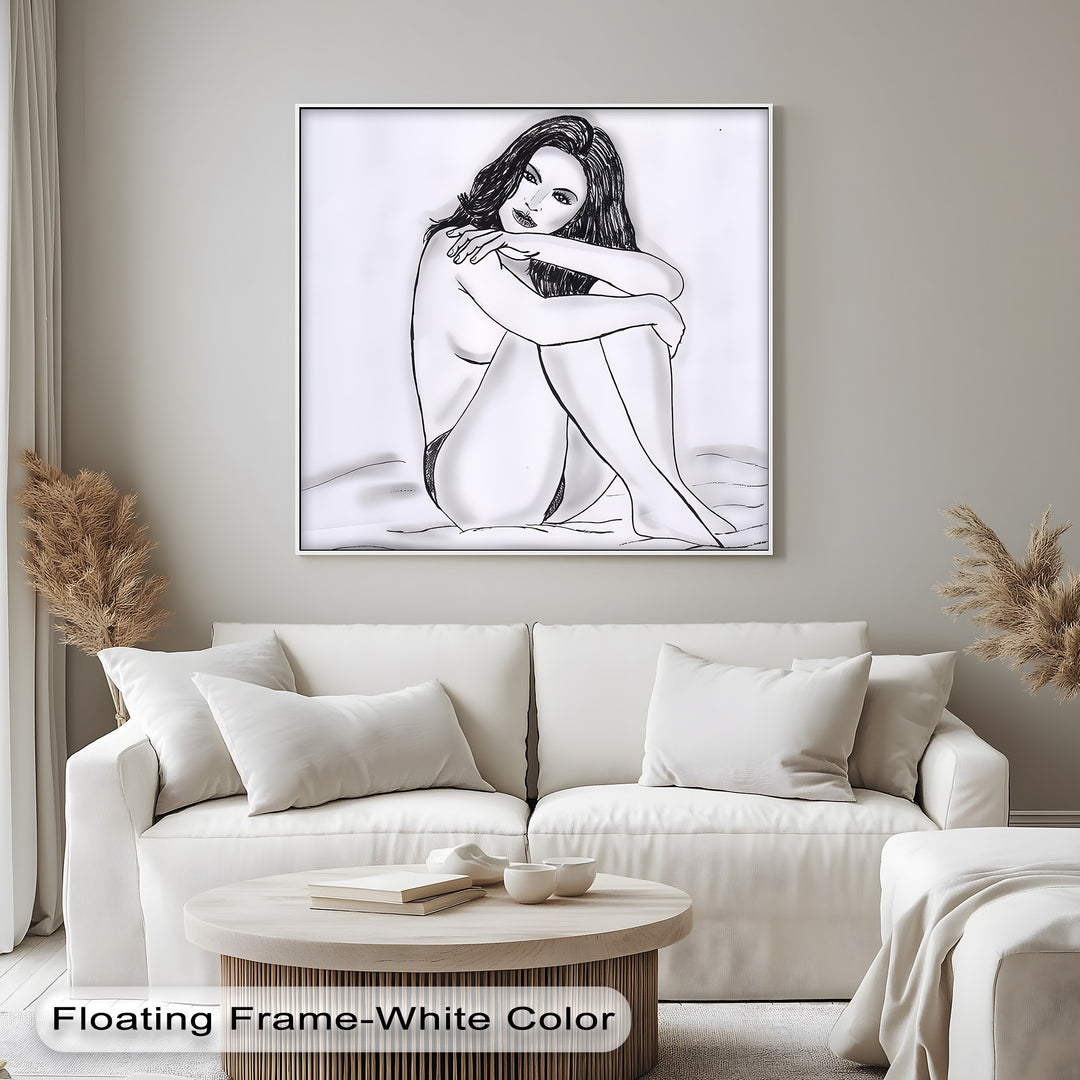 Whispers of Innocence – Erotic Canvas Print