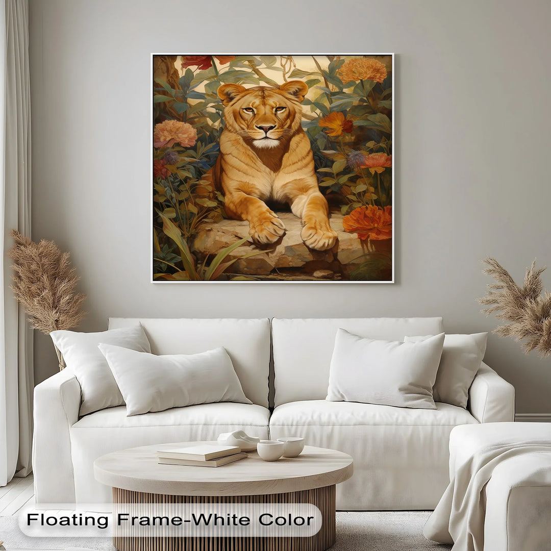 Queen of the Jungle Repose – Animal Canvas Print - MyPhotoStation