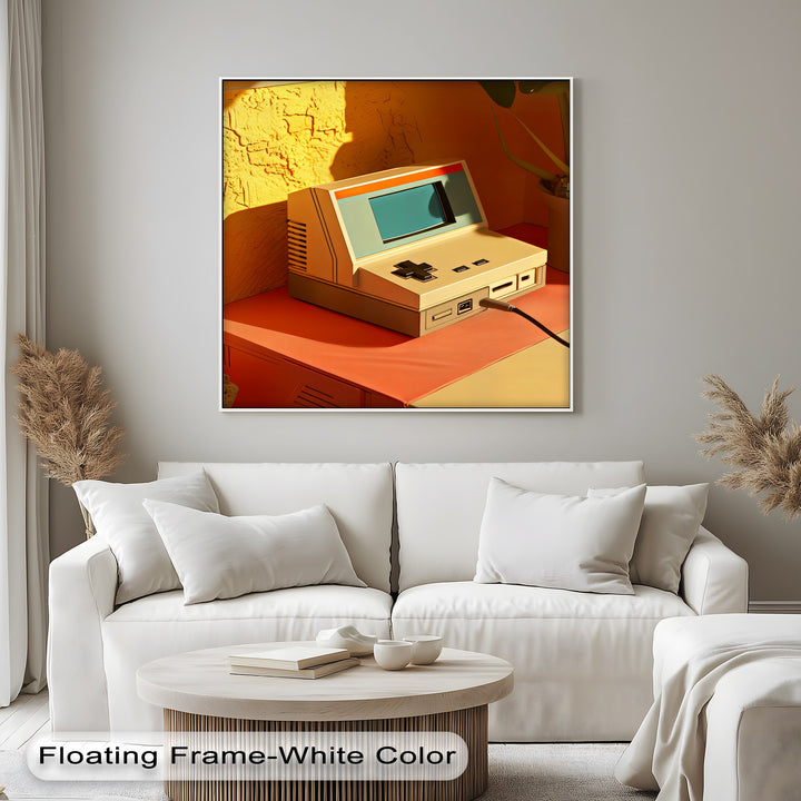 Pixel Nostalgia – Retro Gaming Console Canvas Print