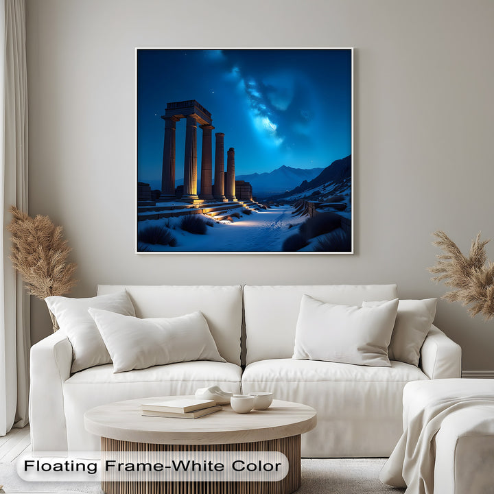 Eternal Starlight – Ancient Ruins Canvas Print