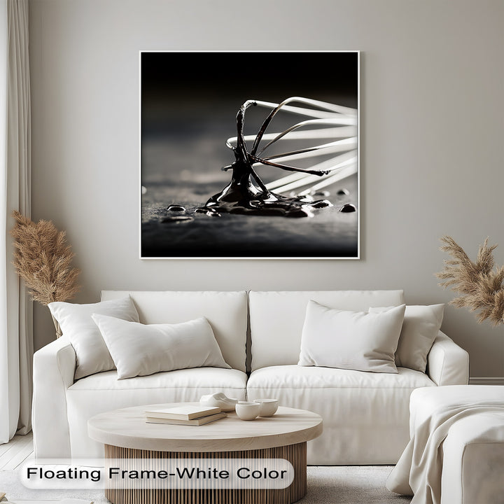 Whisked Elegance – Dark Chocolate Drizzle Canvas Prints