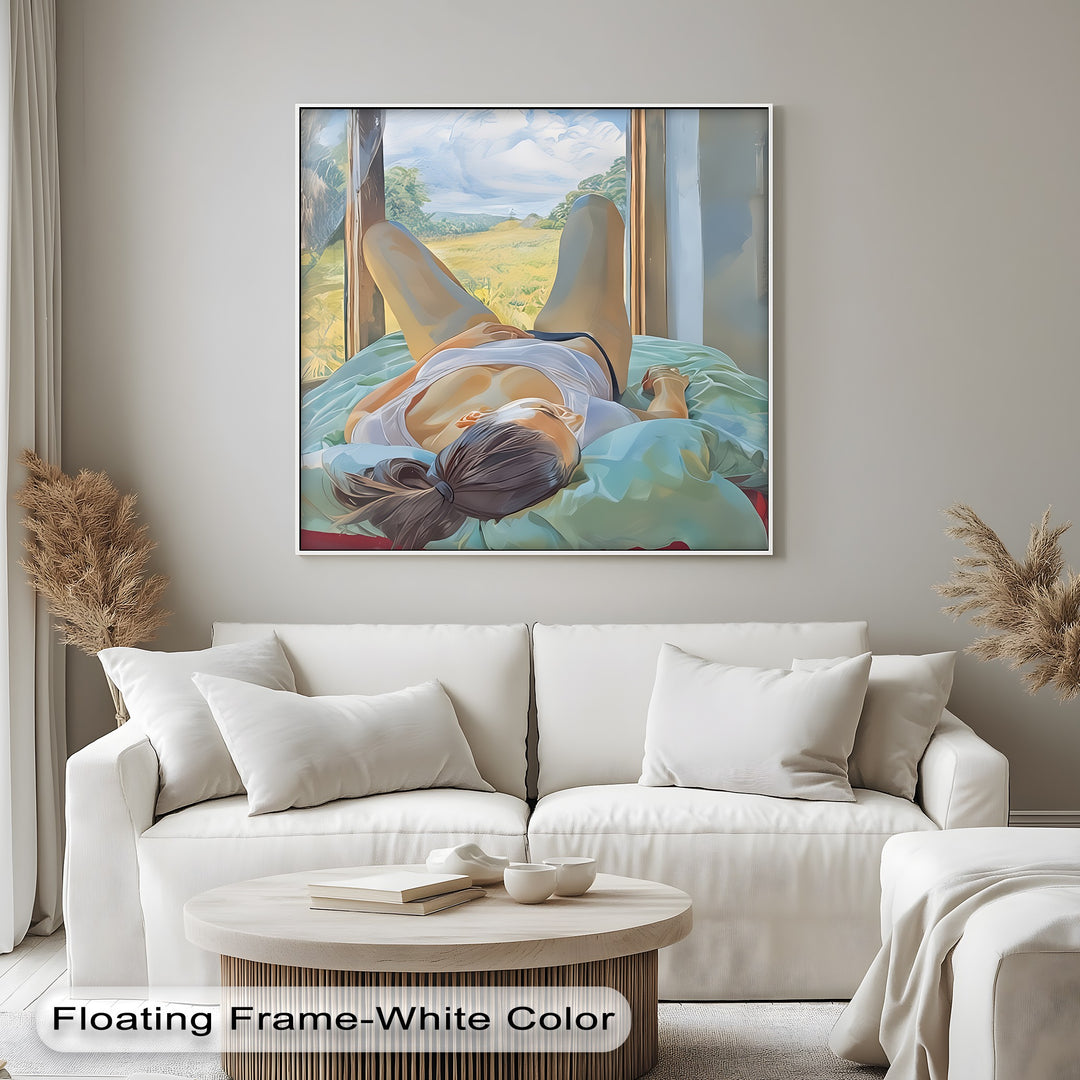 Golden Noon Serenity – Erotic Canvas Print