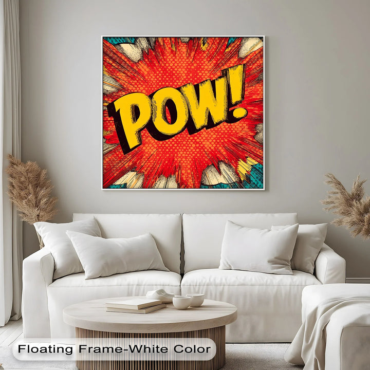 Vintage comic style wall art for modern spaces

