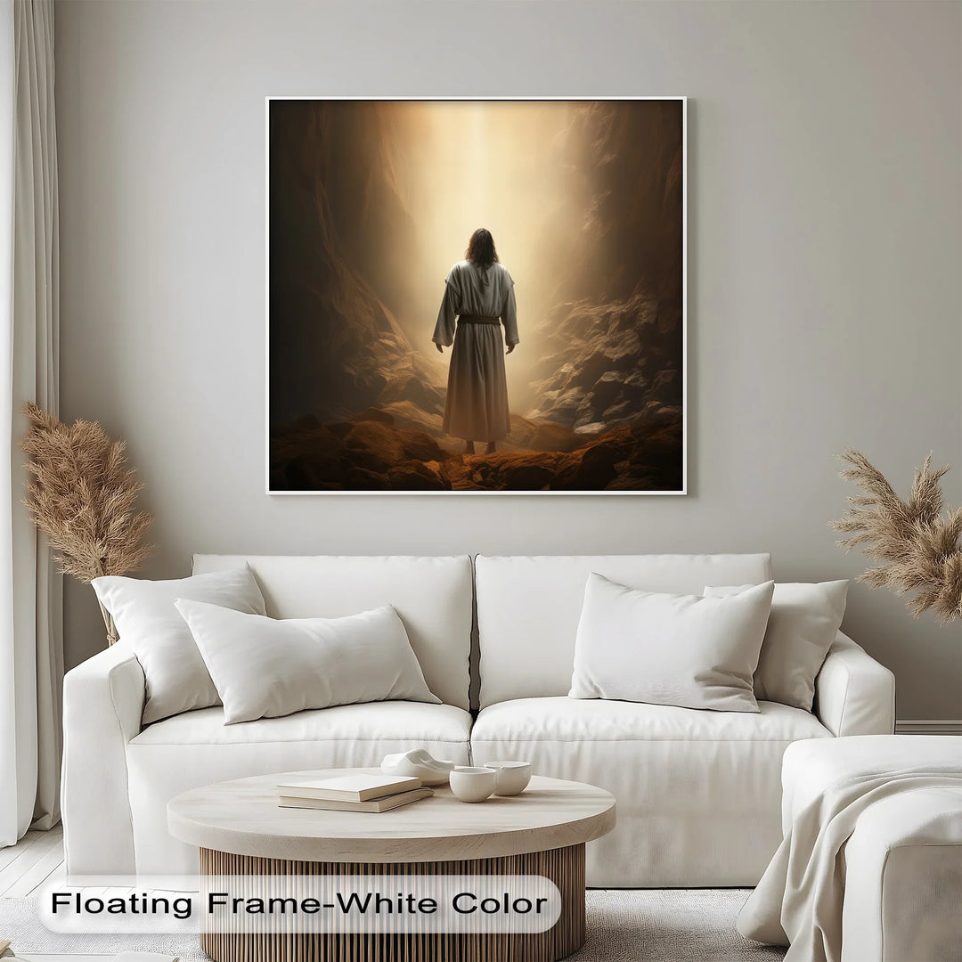 Divine Light – Jesus in the Cave Canvas Prints - MyPhotoStation