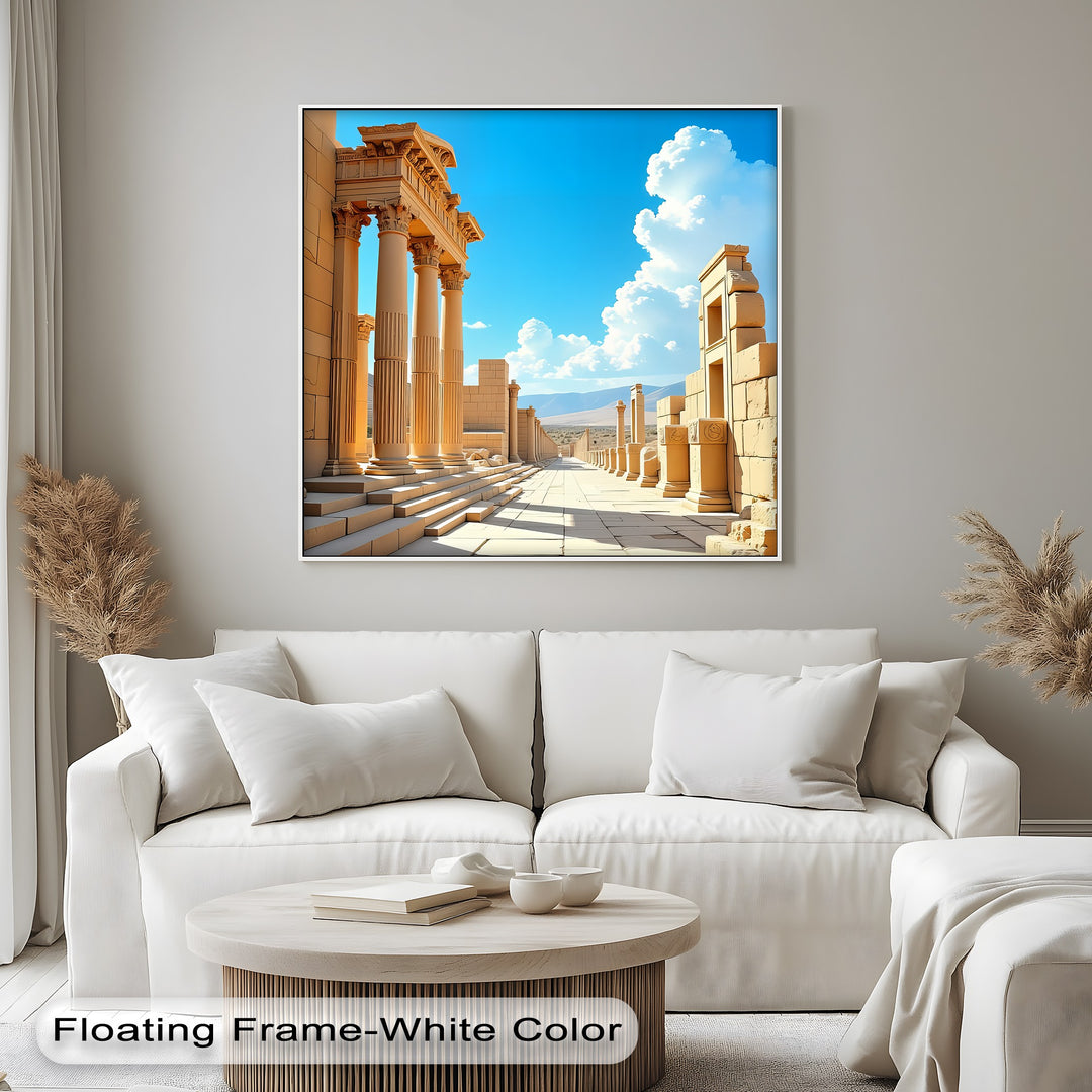 Golden Pathway – Ancient City Canvas Print
