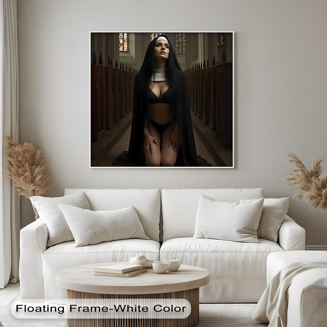 Sacred Temptation – Erotic Canvas Print