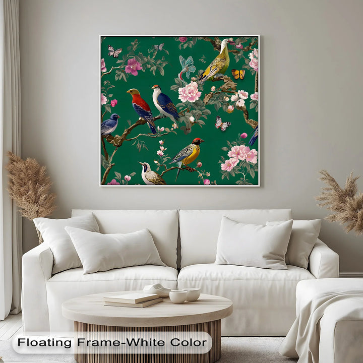 Songbirds and Blossoms – Chino Canvas Print