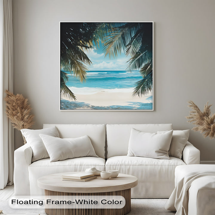 Tropical Hideaway View – Oceanfront Canvas Prints