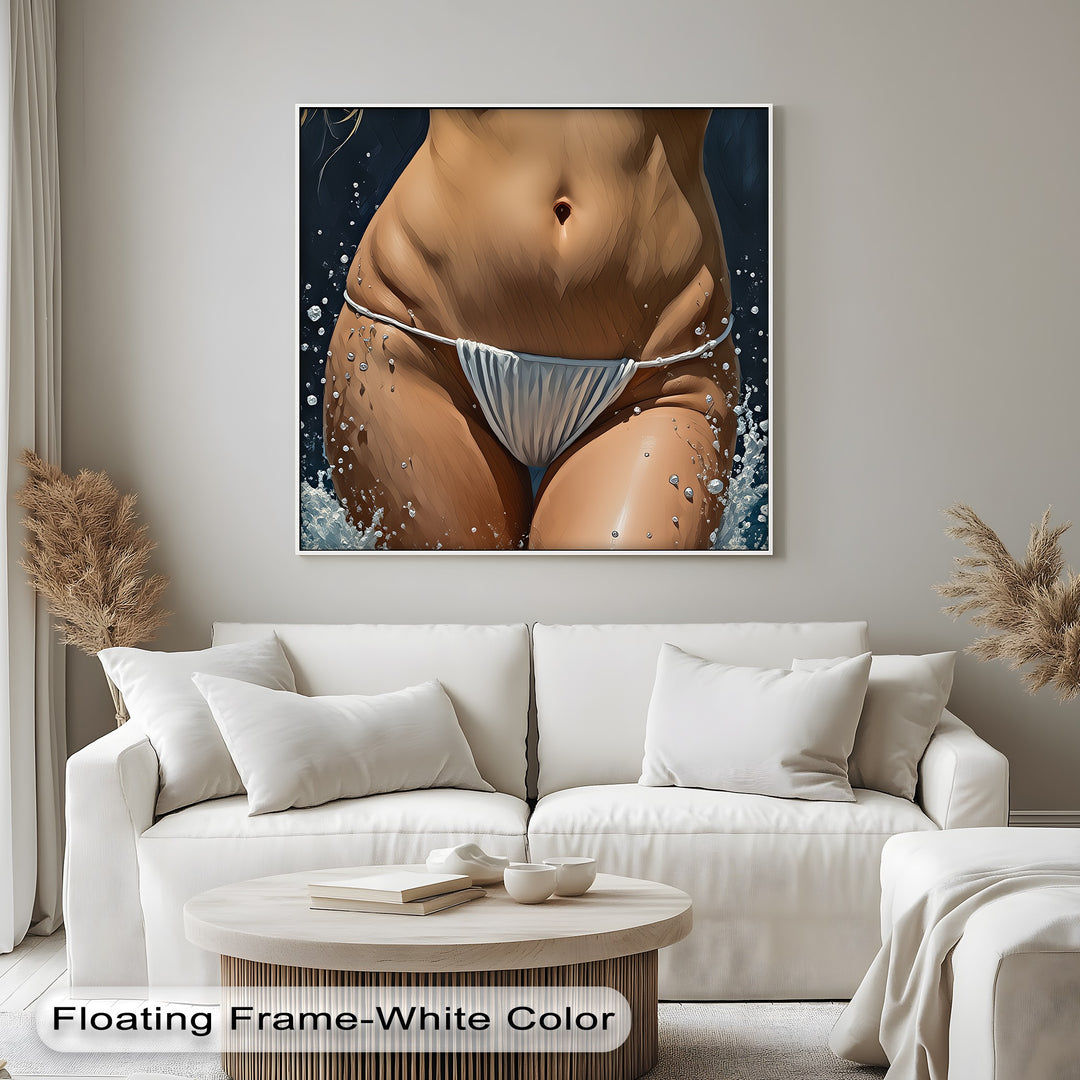 stylish intimate erotic canvas modern bedroom wall décor
