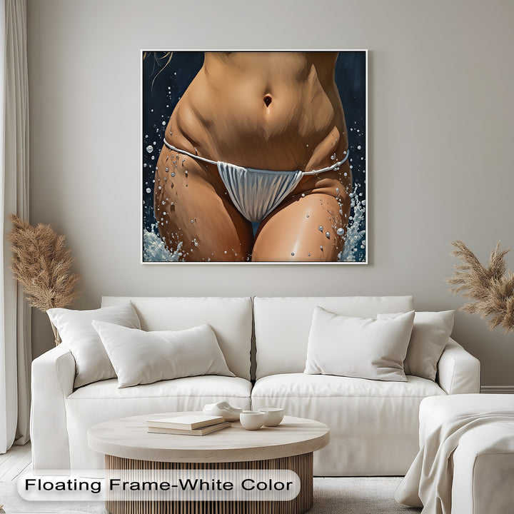stylish intimate erotic canvas modern bedroom wall décor