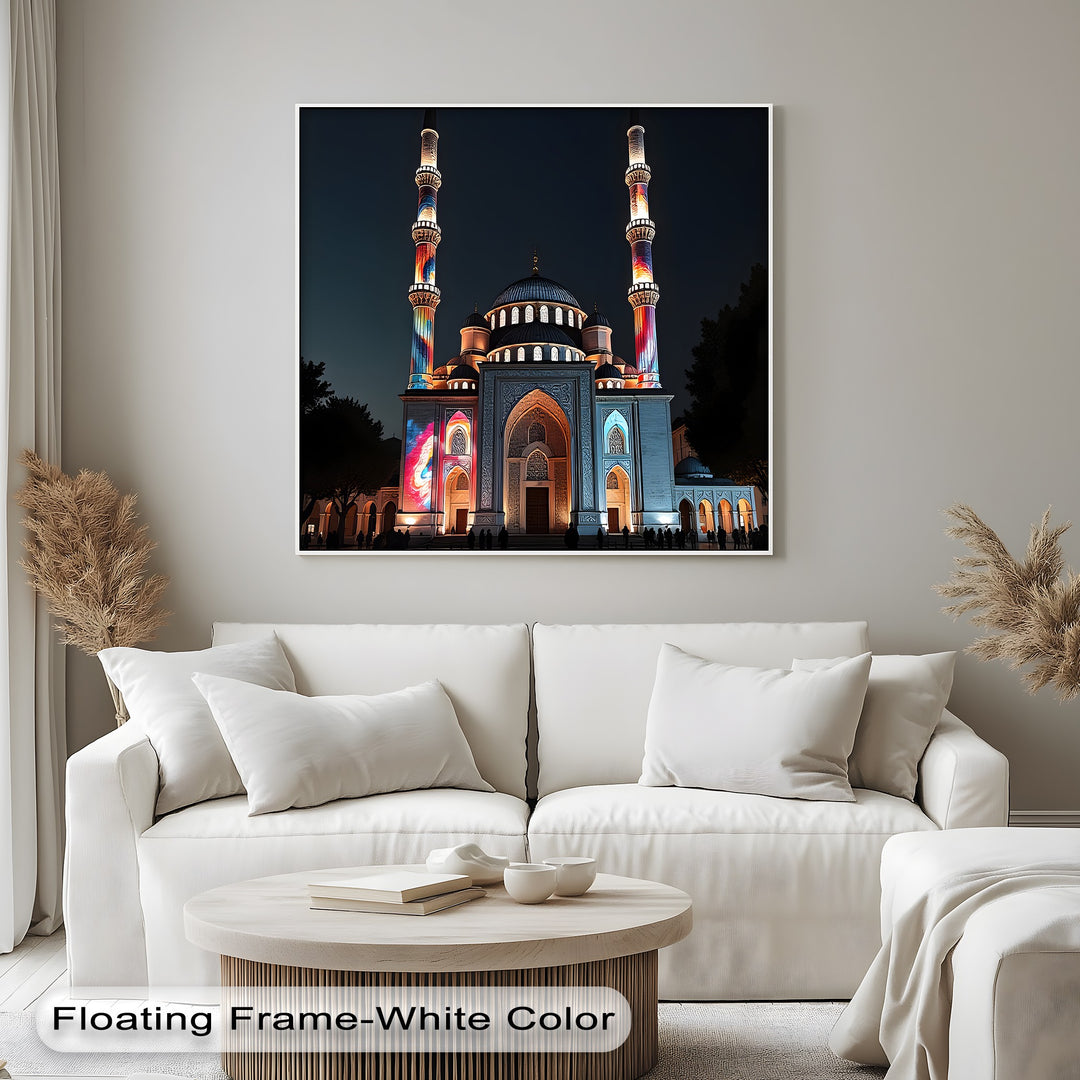 Radiant Minarets – Islamic Architecture Canvas Print