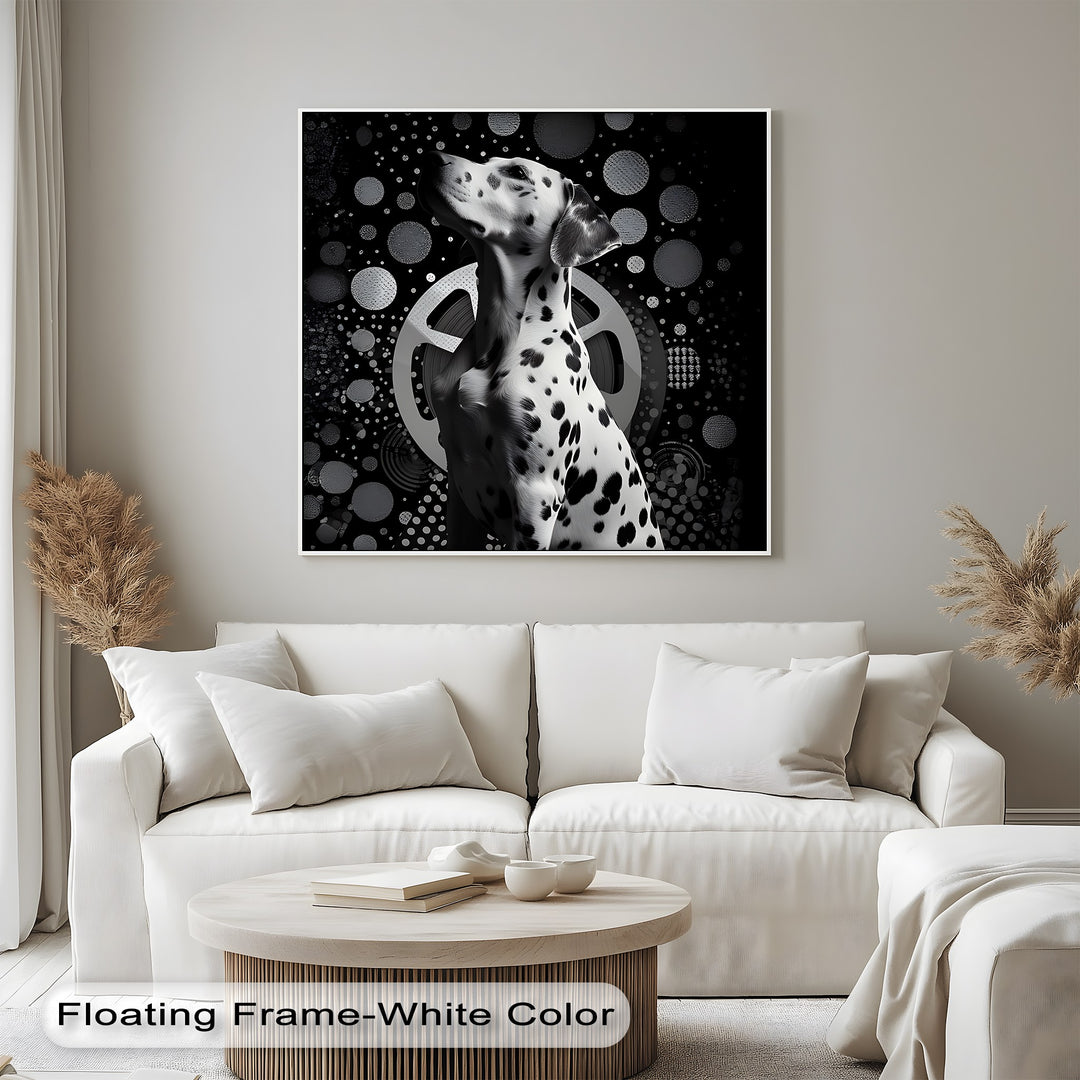 Retro Dalmatian – Puppies Canvas Print