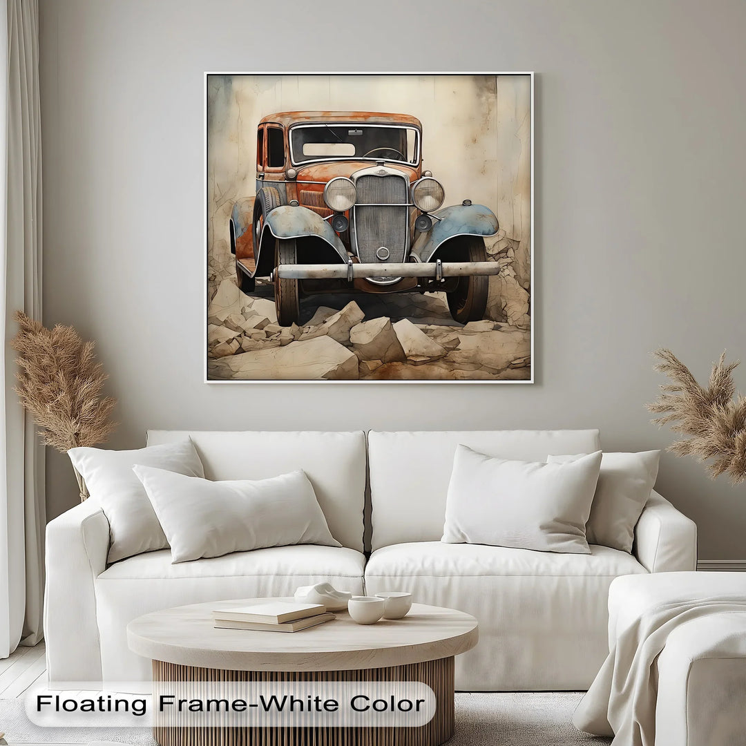 Vintage Rusty Car – Car Canvas Print - MyPhotoStation