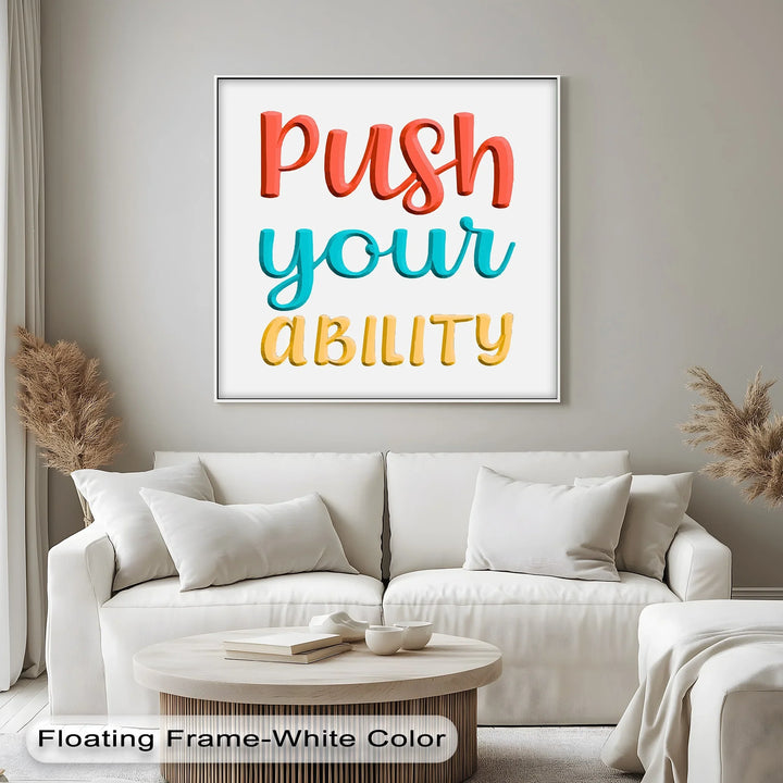 Modern Motivational Canvas Art for Creative Spaces

