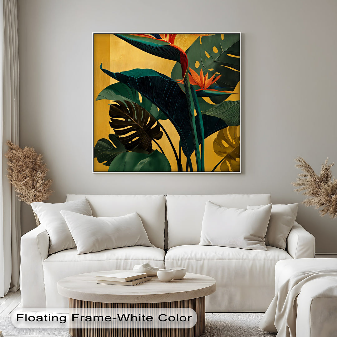 Bird of Paradise - Flower Canvas Wall Art | Framed Wall Art