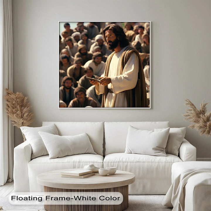 The Teacher’s Voice – Jesus Preaching to the Multitude Canvas Prints - MyPhotoStation