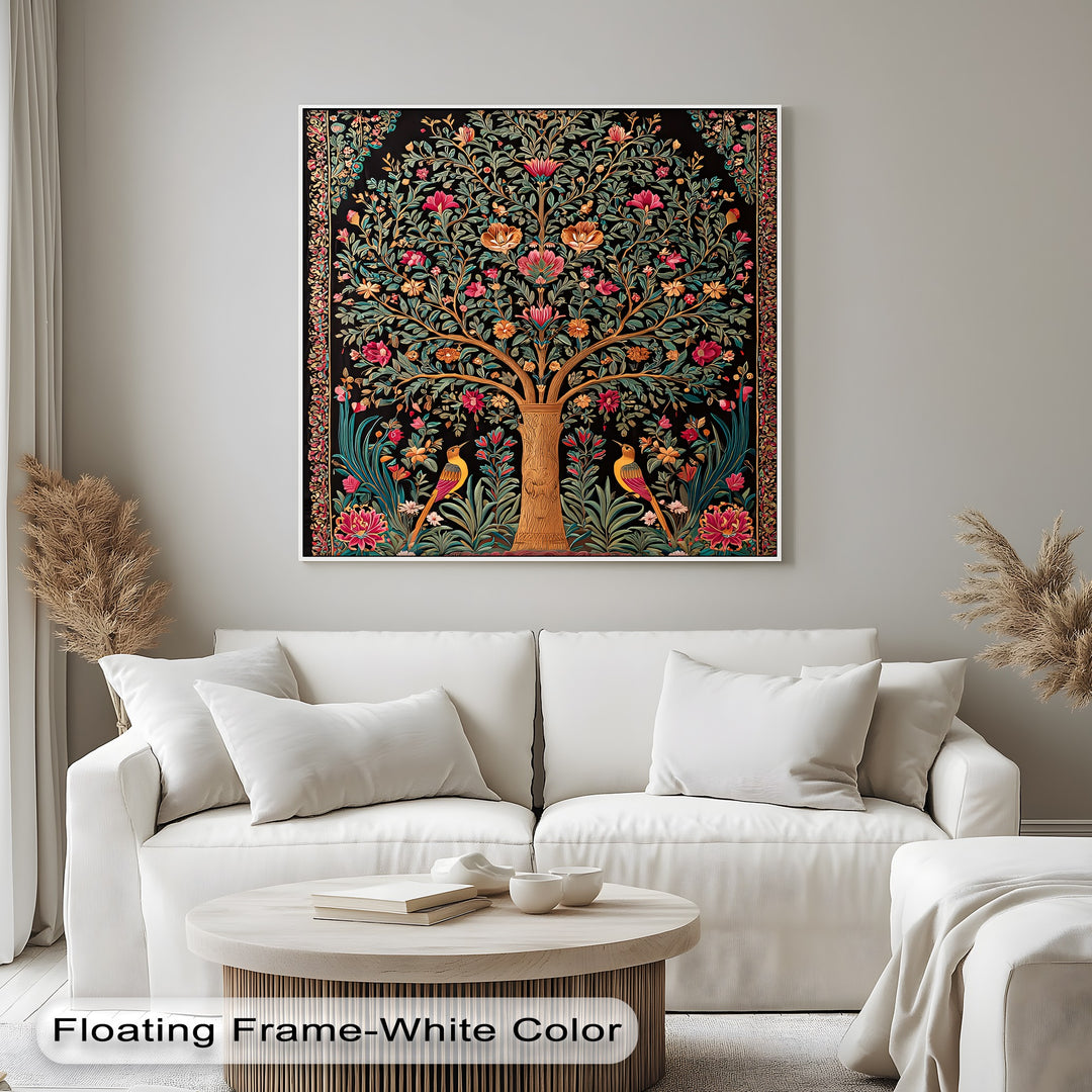 Eternal Blossom – Persian Tree of Life Canvas Print
