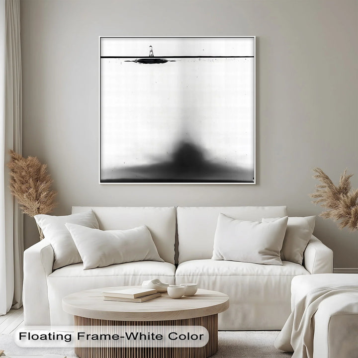 Equilibrium Drop – Minimalist Water Ripple Canvas Prints - MyPhotoStation