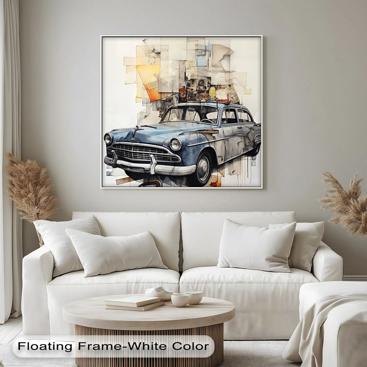 Urban Mechanic Memory – Car Canvas Print - MyPhotoStation