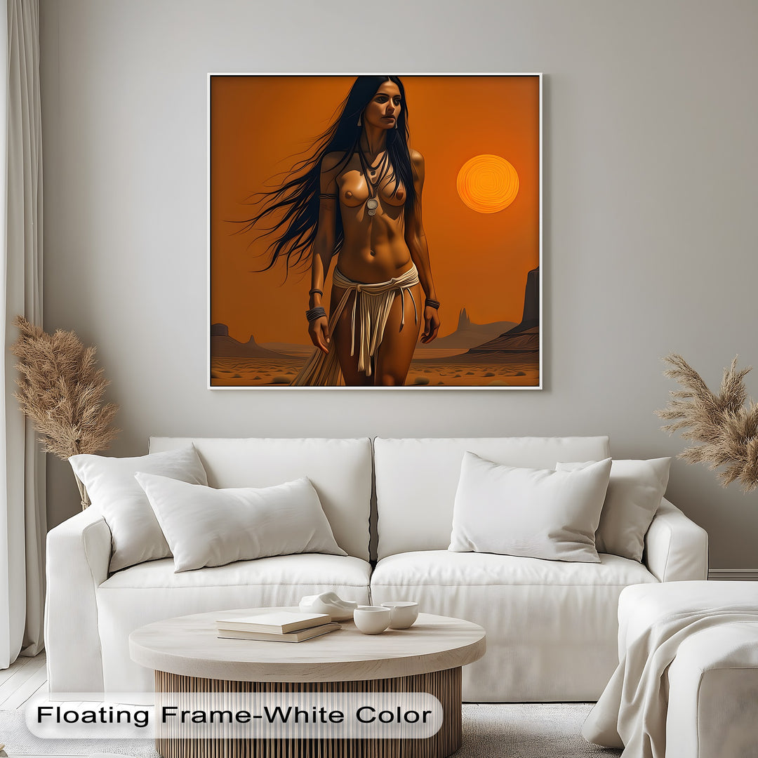 Desert Spirit – Sexy Canvas Wall Art | Framed Artwork