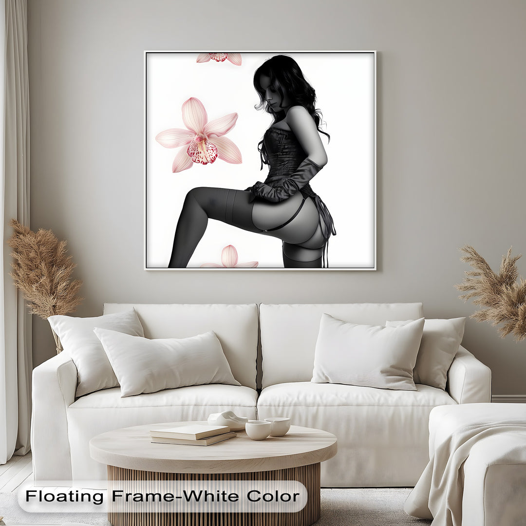 Velvet Desire – Erotic Canvas Print