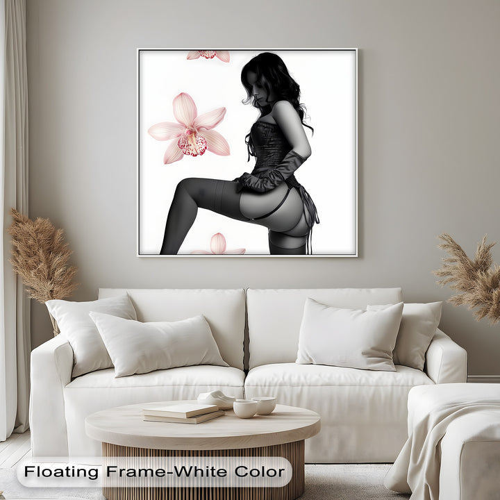 Velvet Desire – Erotic Canvas Print