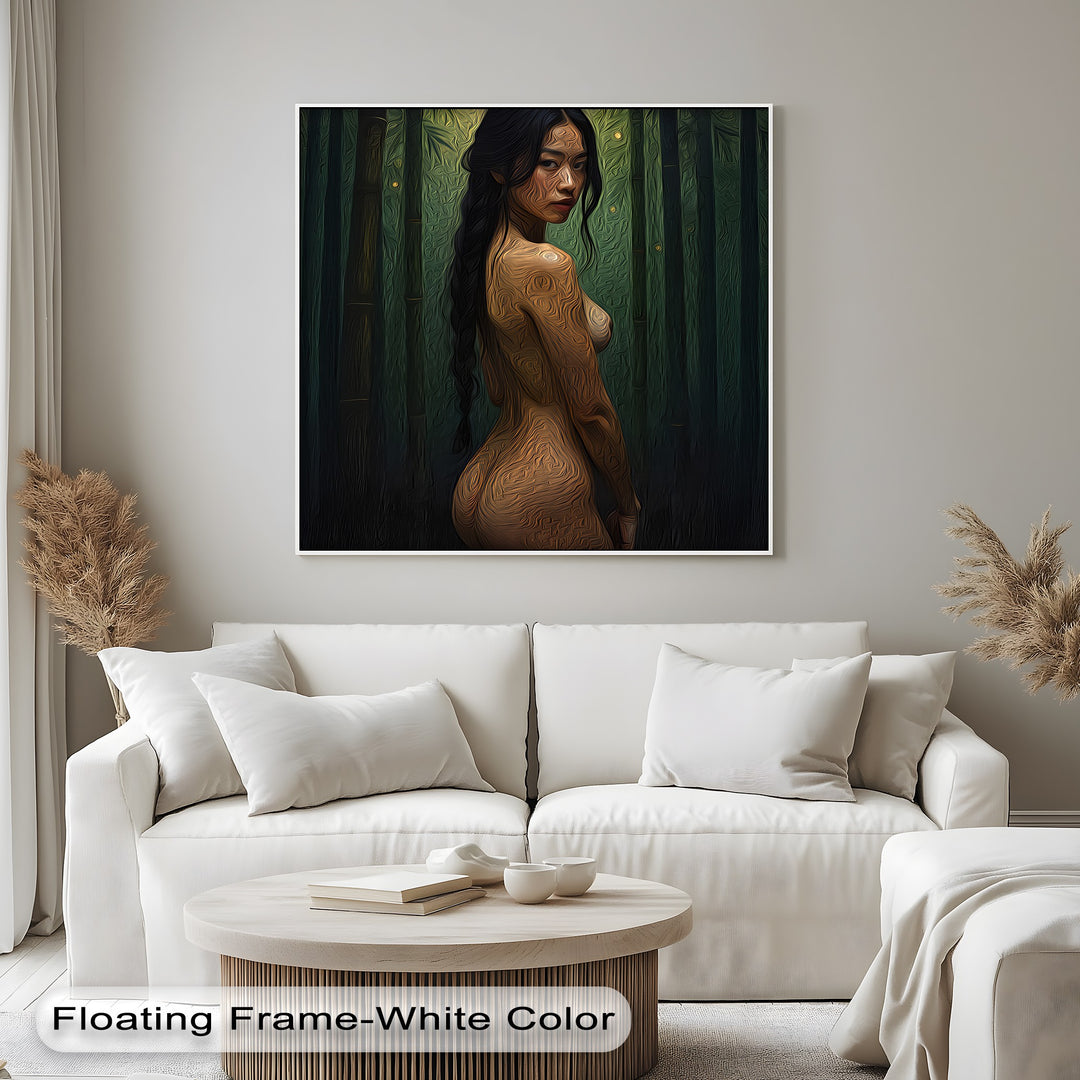 premium erotic canvas print perfect for intimate living spaces