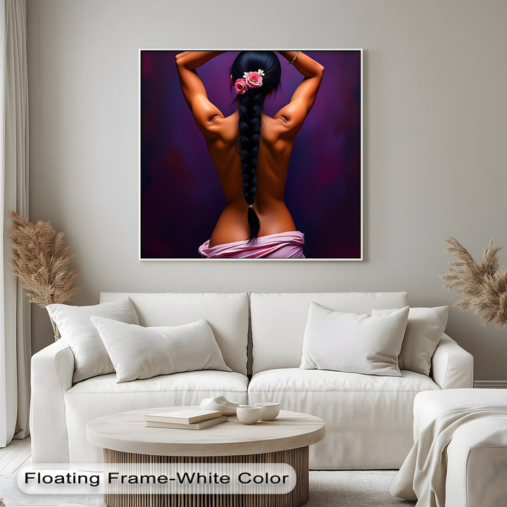 luxury framed artwork canvas for contemporary living spaces

