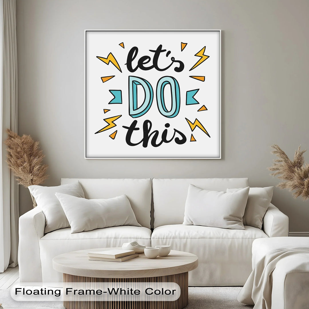 Lightning-Inspired Quote Wall Art for Daily Drive

