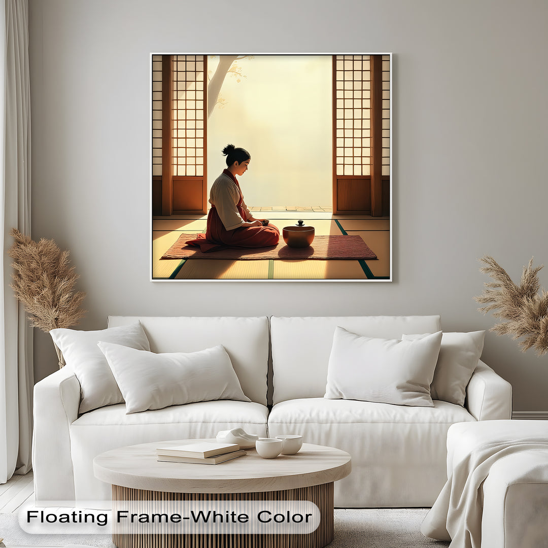 Tranquil Ritual – Japanese Tea Ceremony Canvas Print | Artwork Canvas