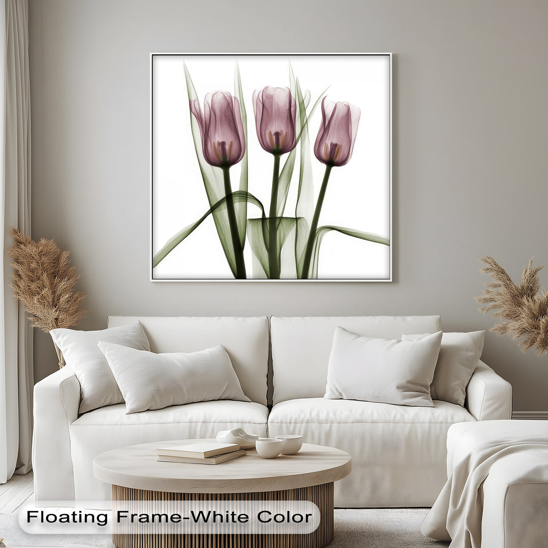 Winterliche Ruhe – Japanische Frau im blauen Kimono, Leinwanddruck | Gerahmtes Kunstwerk