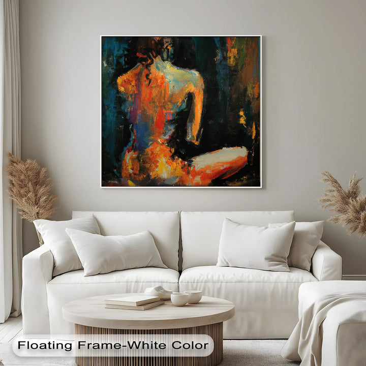 Mystique in Shadows – Abstract Female Nude Canvas Print - MyPhotoStation