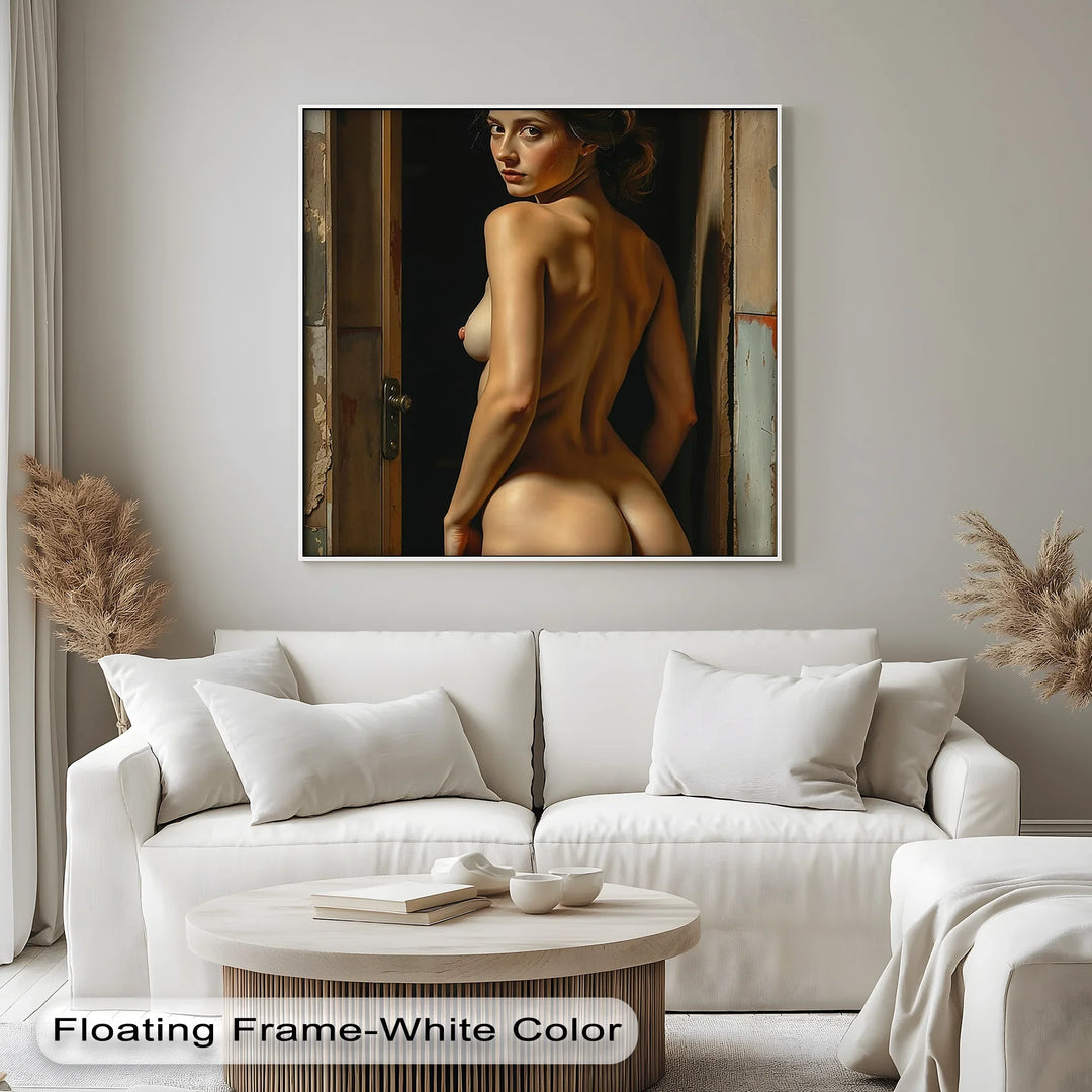 Naked Woman Pose – Erotic Canvas Print - MyPhotoStation