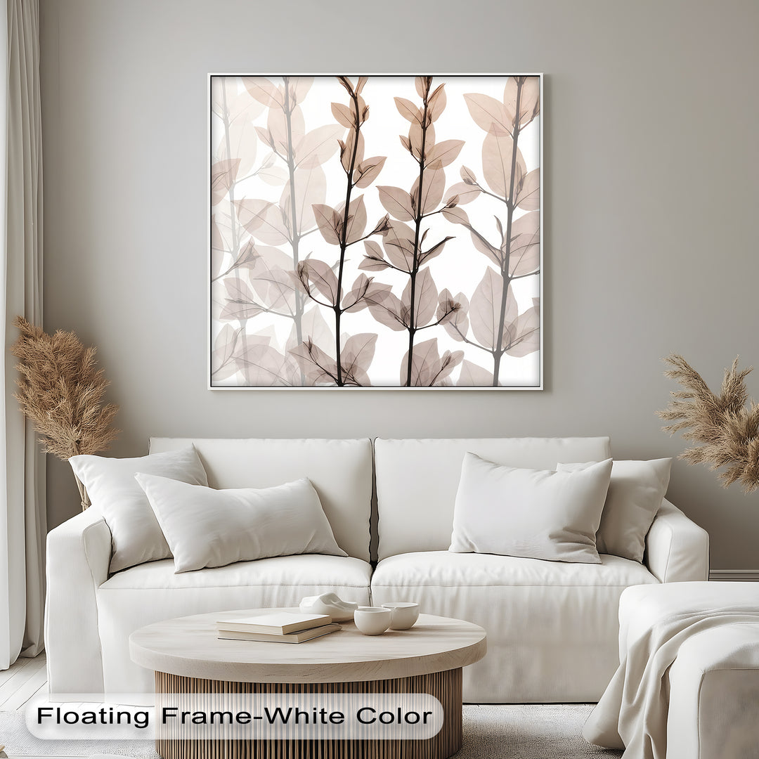 Winterliche Ruhe – Japanische Frau im blauen Kimono, Leinwanddruck | Gerahmtes Kunstwerk