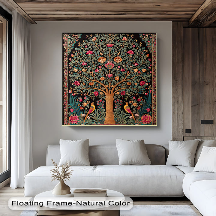 Eternal Blossom – Persian Tree of Life Canvas Print