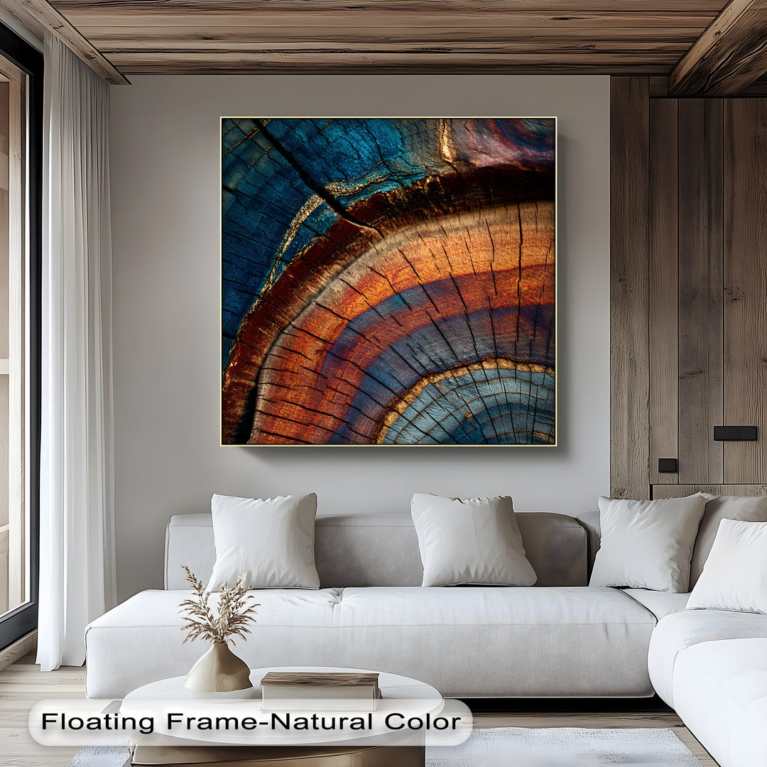 modern wood grain canvas print
