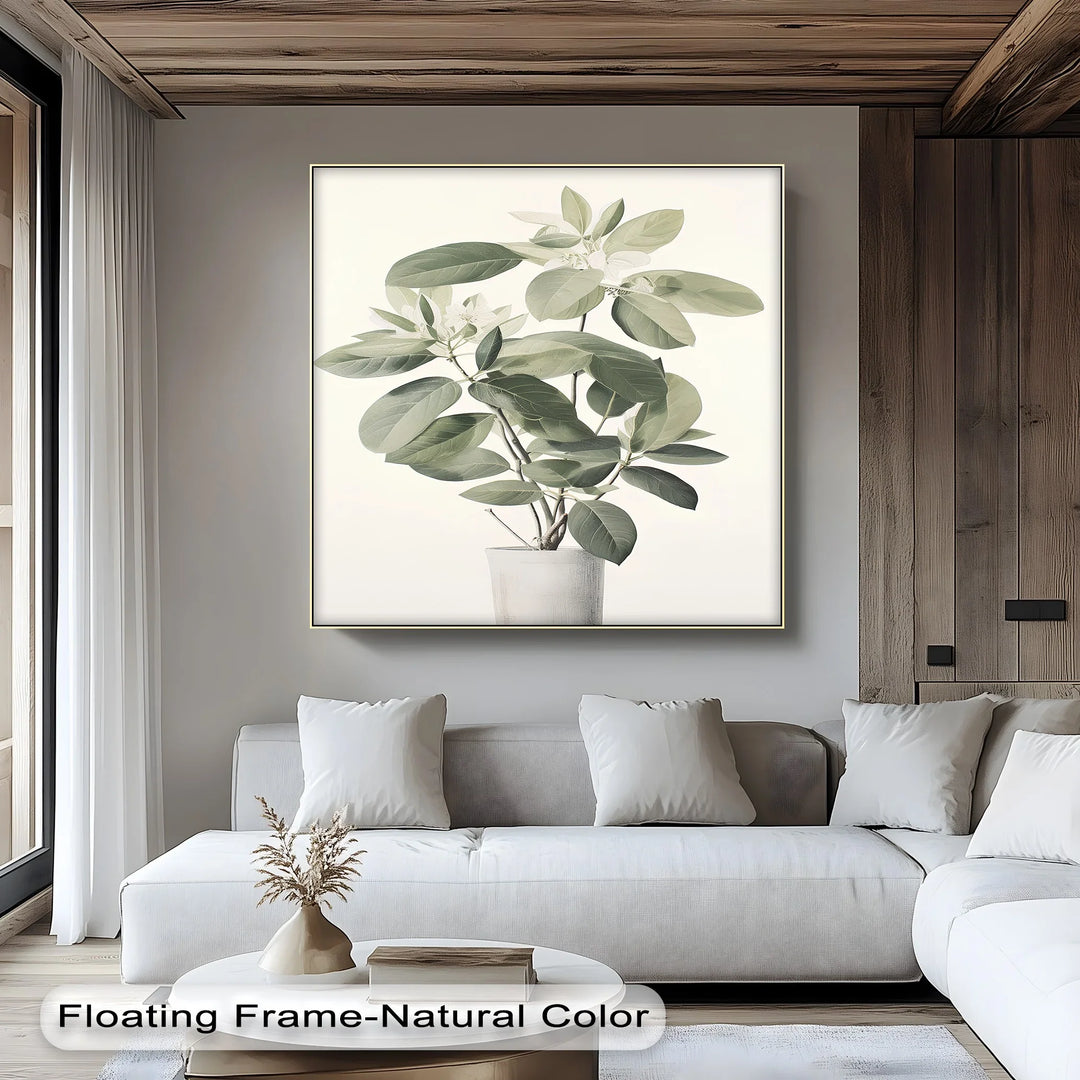 Tranquil Magnolia in Vase – Soft Botanical Canvas Print - MyPhotoStation