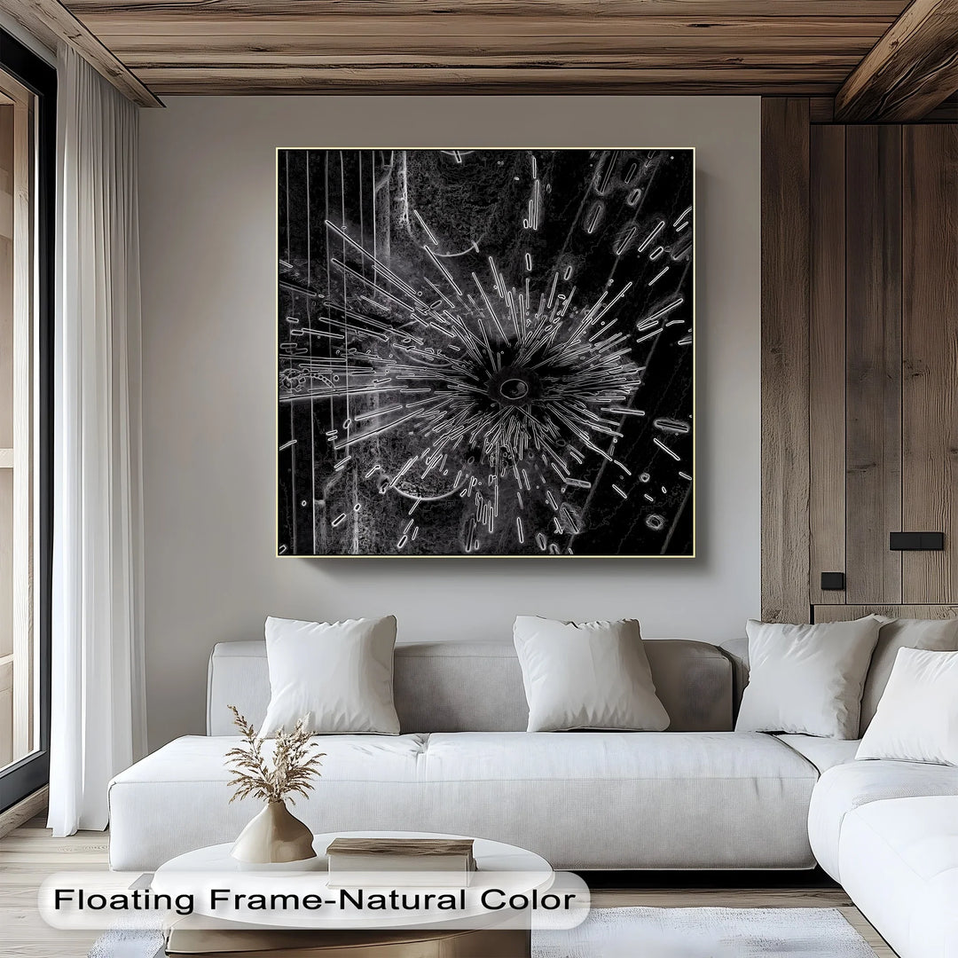 Dark Pulse – Abstract Energy Burst Canvas Prints - MyPhotoStation