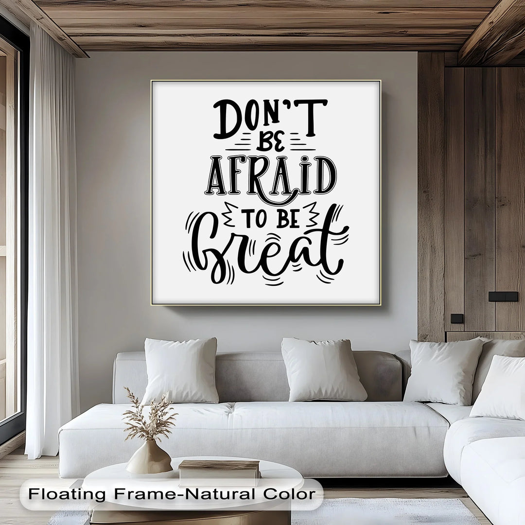 Empowering Typography Wall Art for Office or Gym

