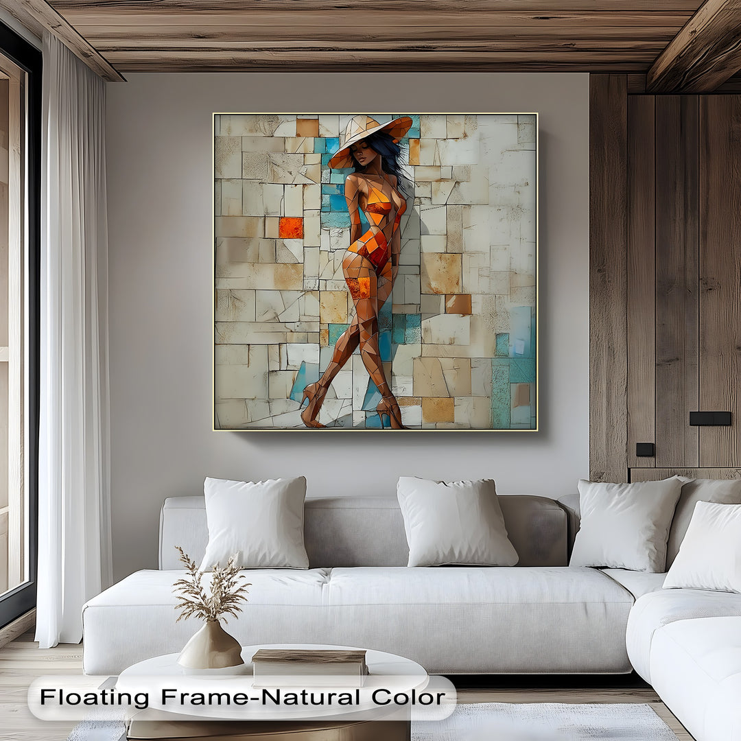 Mosaic Muse – Erotic Canvas Print