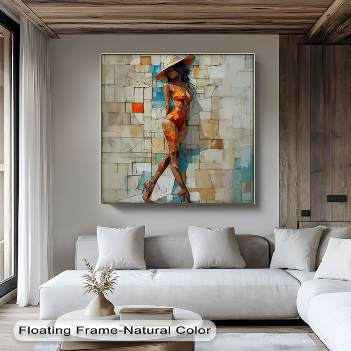 Mosaic Muse – Erotic Canvas Print