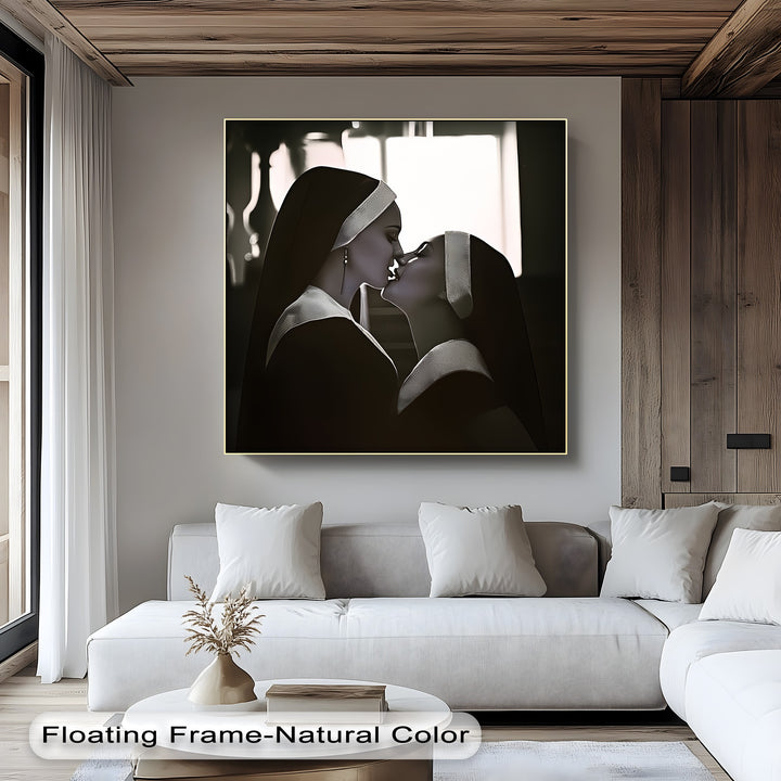 intimate framed canvas prints dark tones bedroom wall art