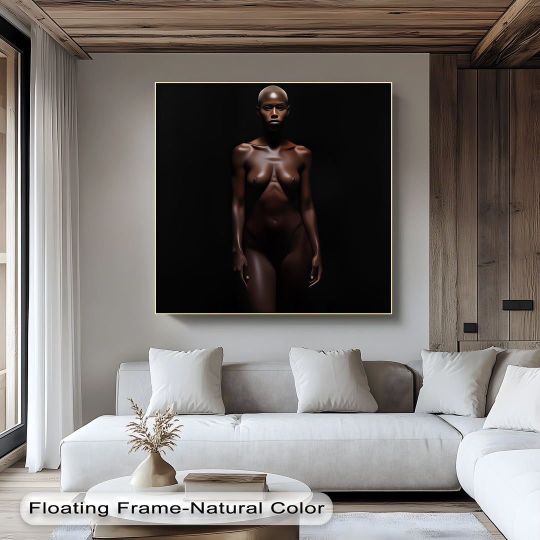 Obsidian Muse – Sexual Canvas Wall Art | Large Framed Art